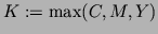$ K:=\max(C,M,Y)$