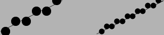 \begin{figure}\begin{picture}(5,3)
\put(-0.5,0){\line(2,1){6}}
\put(0,0){\circle...
...e*{1}}
\put(10,5){\circle*{1}}
\put(11,6){\circle*{1}}
\end{picture}\end{figure}