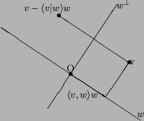 \begin{figure}\begin{picture}(6,5)(0,1)
\put(3,3){\makebox(0,0){$\bullet$}\makeb...
...t(6,1){\line(-3,2){6}}
\put(6,1){\makebox(0,0.5){$w$}}
\end{picture}\end{figure}