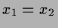 $ x_1=x_2$