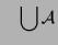 $\displaystyle \quad \bigcup \mathcal{A}$