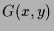 $\displaystyle G(x,y)$