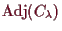 \bgroup\color{demo}$ \operatorname{Adj}(C_\lambda )$\egroup