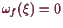 \bgroup\color{demo}$ \om_f(\xi )=0$\egroup