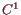 \bgroup\color{proclaim}$ C^1$\egroup