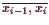 \bgroup\color{demo}$ \overline{x_{i-1},x_{i}}$\egroup