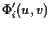 $\displaystyle \Phi _i'(u,v)$