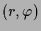 $ (r,\varphi )$
