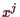 \bgroup\color{demo}$ x^j$\egroup