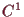 \bgroup\color{demo}$ C^1$\egroup