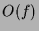 $\displaystyle O(f)$