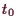 \bgroup\color{demo}$ t_0$\egroup