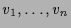 $ v_1,\dots,v_n$
