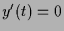 $ y'(t)=0$