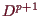 \bgroup\color{demo}$ D^{p+1}$\egroup