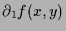 $\displaystyle \d _1 f(x,y)$