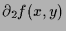 $\displaystyle \d _2 f(x,y)$