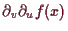 \bgroup\color{demo}$ \d _v\d _u f(x)$\egroup