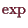 \bgroup\color{demo}$ \exp$\egroup