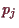 \bgroup\color{demo}$ p_j$\egroup