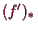 \bgroup\color{demo}$ (f')_*$\egroup