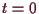 \bgroup\color{demo}$ t=0$\egroup