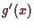 \bgroup\color{demo}$ g'(x)$\egroup