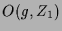 $\displaystyle O(g,Z_1)$