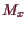 \bgroup\color{demo}$ M_x$\egroup