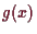 \bgroup\color{demo}$ g(x)$\egroup