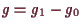 \bgroup\color{demo}$ g=g_1-g_0$\egroup