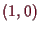 \bgroup\color{demo}$ (1,0)$\egroup