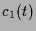 $\displaystyle c_1(t)$
