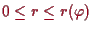 \bgroup\color{proclaim}$ 0\leq r\leq r(\varphi )$\egroup