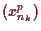 \bgroup\color{demo}$ (x_{n_k}^p)$\egroup