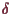 \bgroup\color{demo}$ \delta $\egroup
