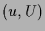 $ (u,U)$