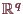 \bgroup\color{demo}$ \mathbb{R}^q$\egroup