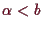 \bgroup\color{demo}$ \alpha <b$\egroup