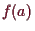 \bgroup\color{demo}$ f(a)$\egroup