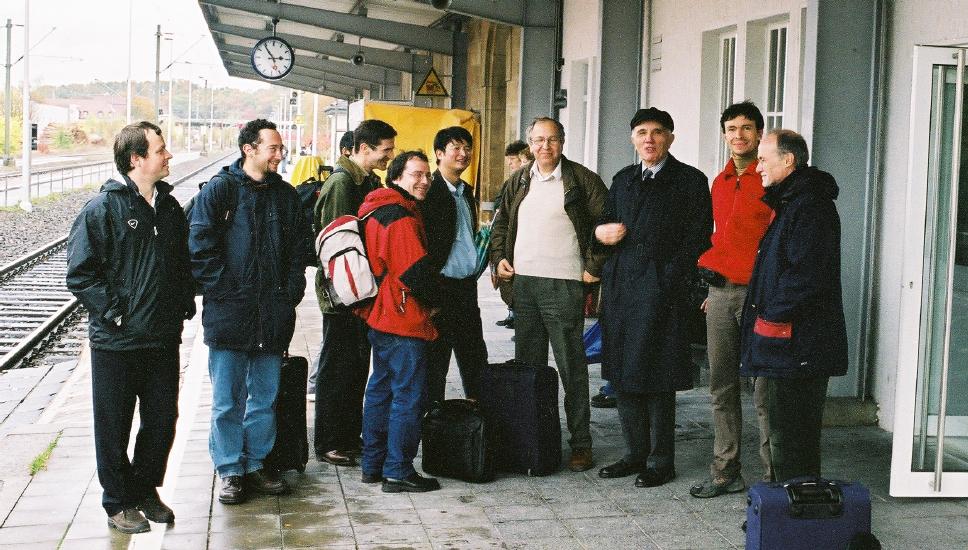 Photo of group waiting at the platform